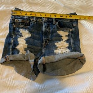 American Eagle Distressed Jean Shorts
